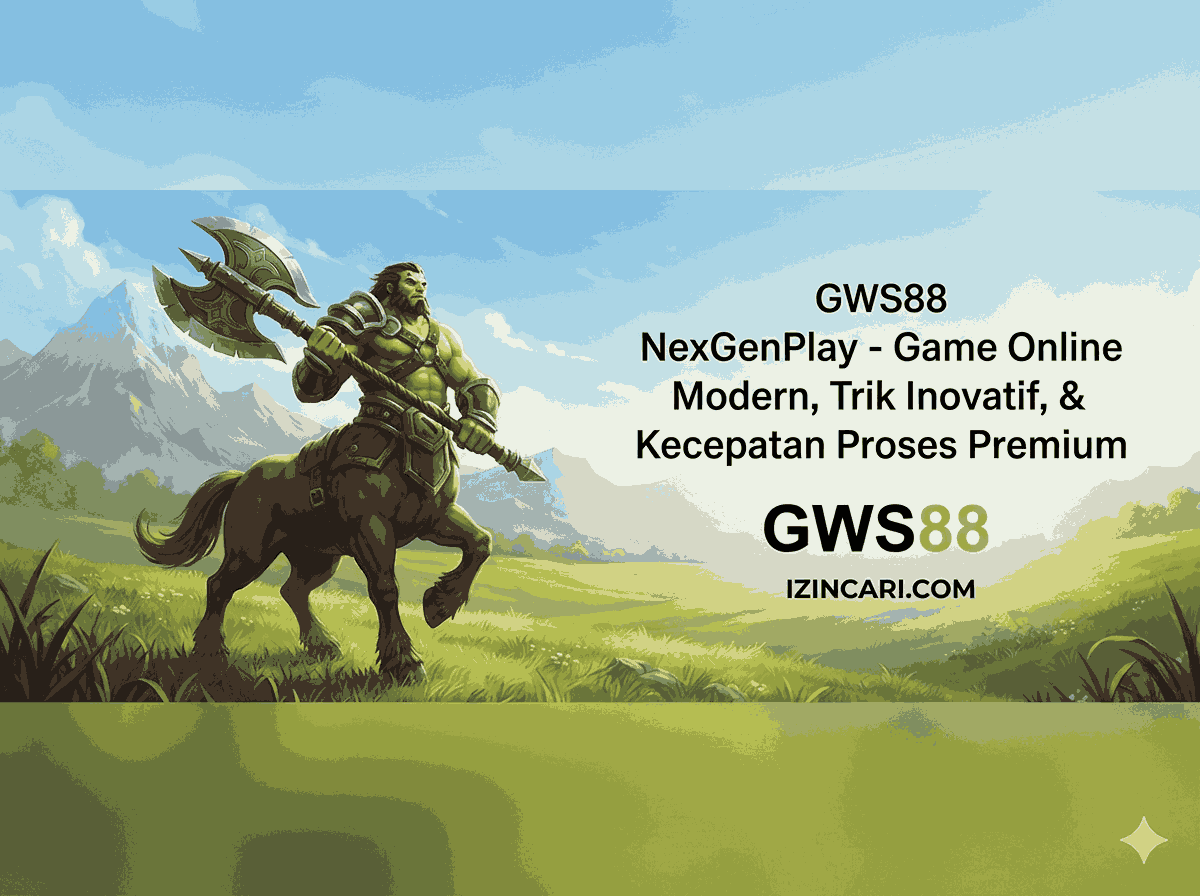 GWS88 NexGenPlay - Game Online Modern, Trik Inovatif, & Kecepatan Proses Premium